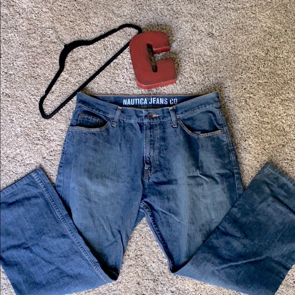 Nautica men’s dark denim jeans